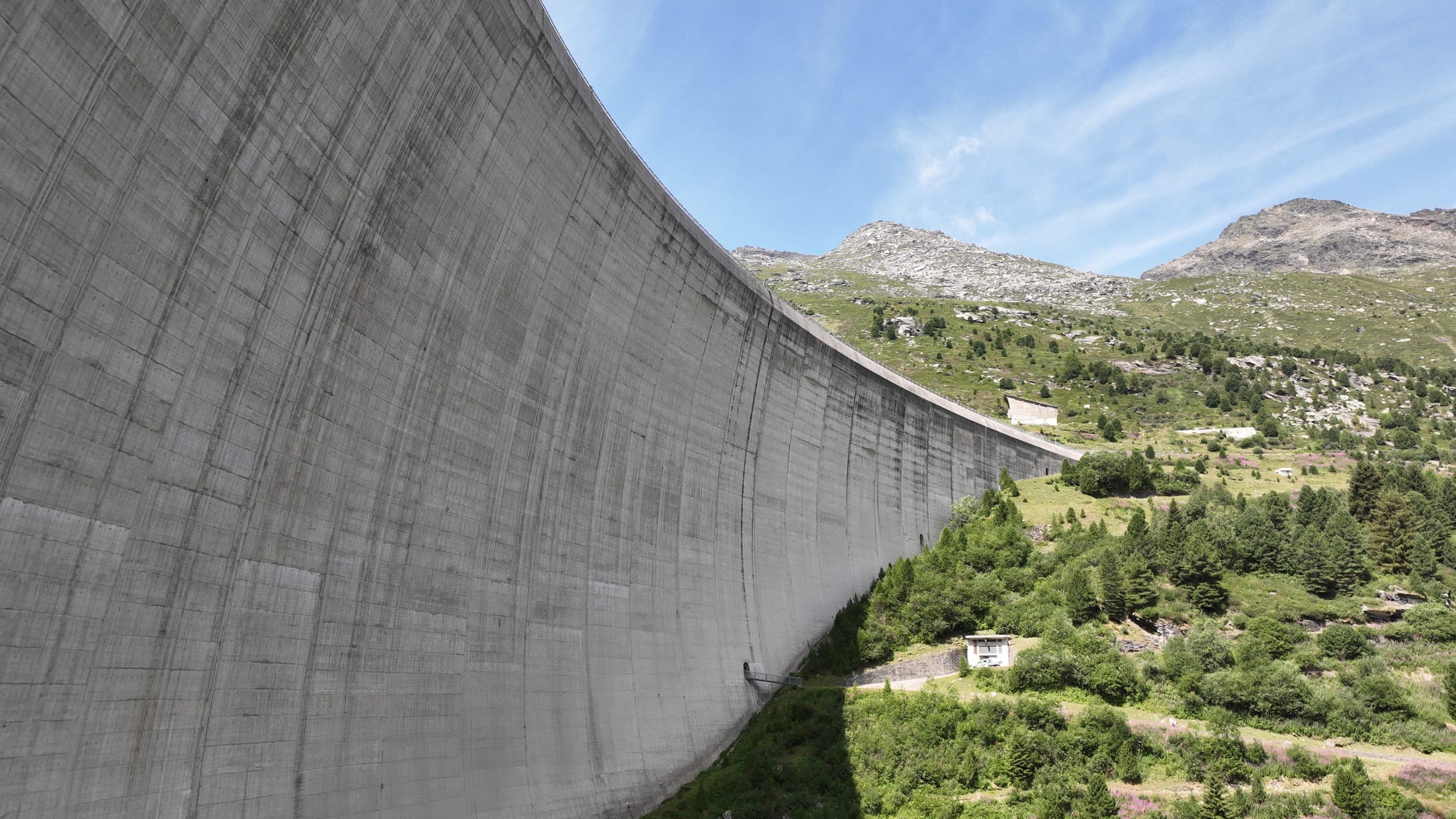 The Lago di Lei dam