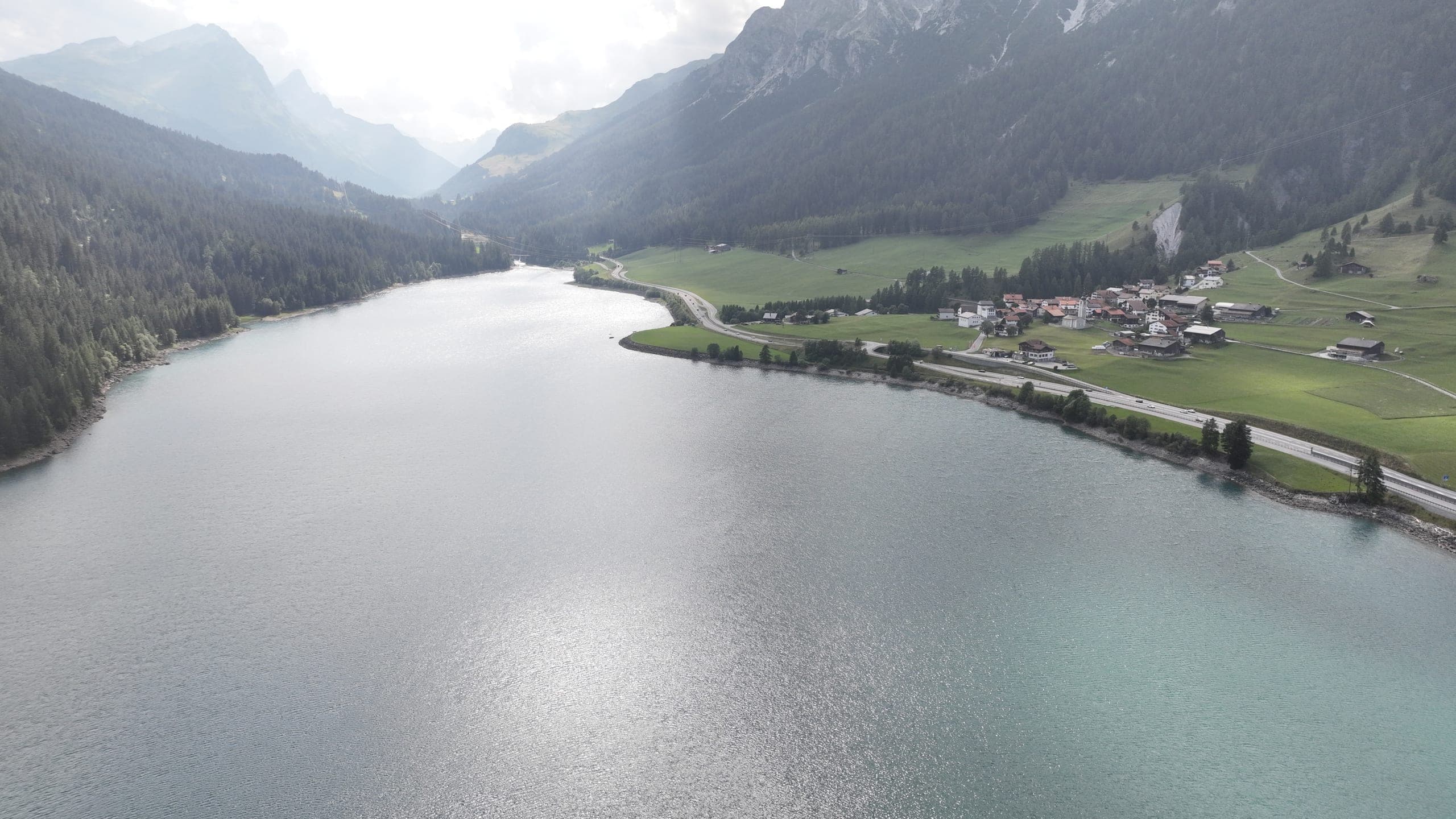 Lake Sufers under clouds